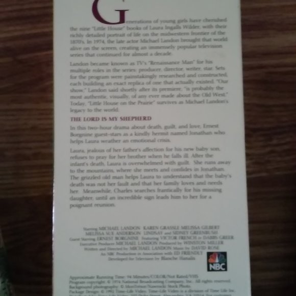 3 Collectables Little House On The Prairie VHS NEVER PLAYED Perfect Condition - Picture 7 of 8